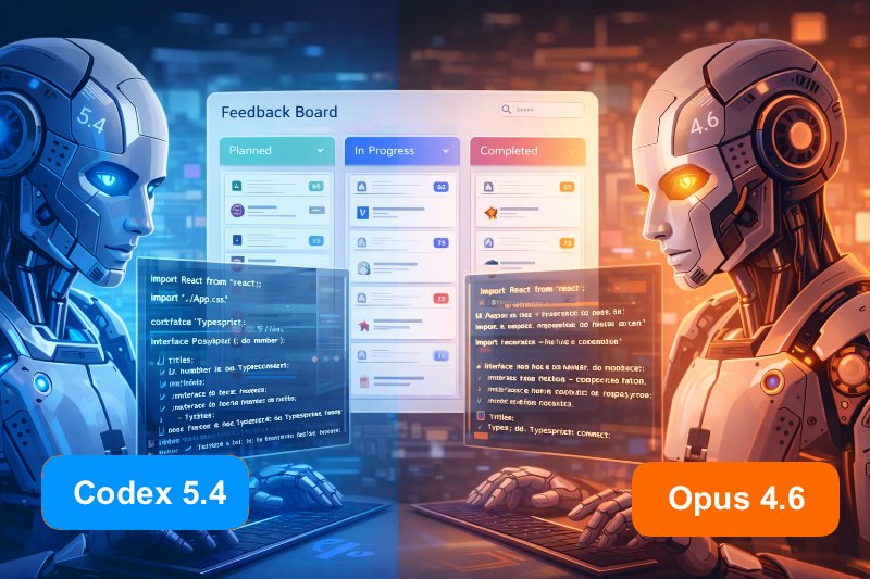 Codex 5.4 vs Claude Opus 4.6 coding comparison