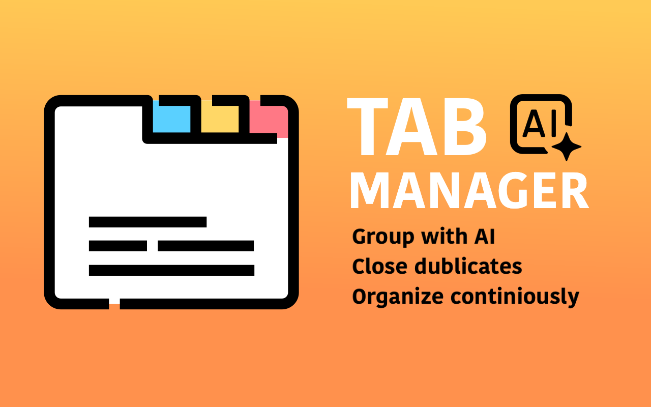 tab manager - organize browser tabs